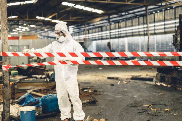 Professional Infectious Disease Decontamination technician working in Ideal, GA